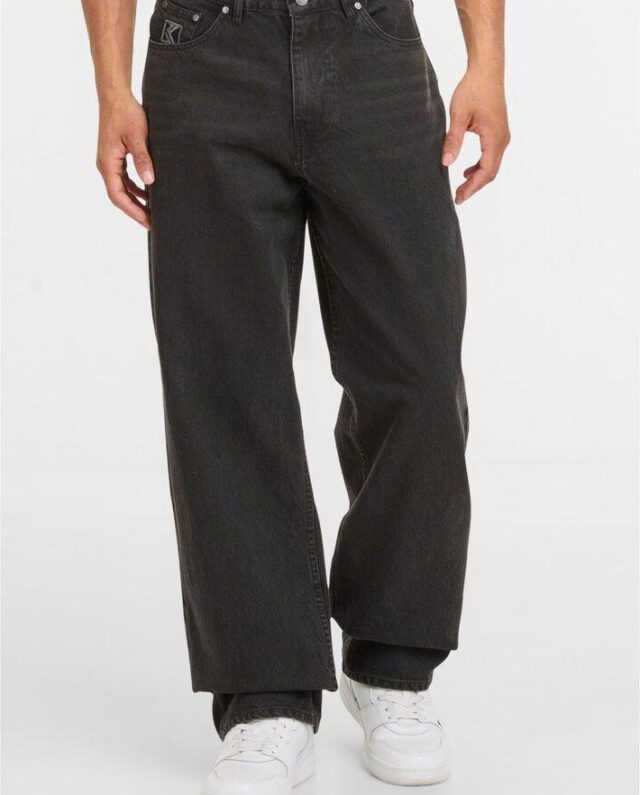 KARL KANI OG K WASHED STRAIGHT LEG JEANS BLACK KM253-020-1 - KARL KANI