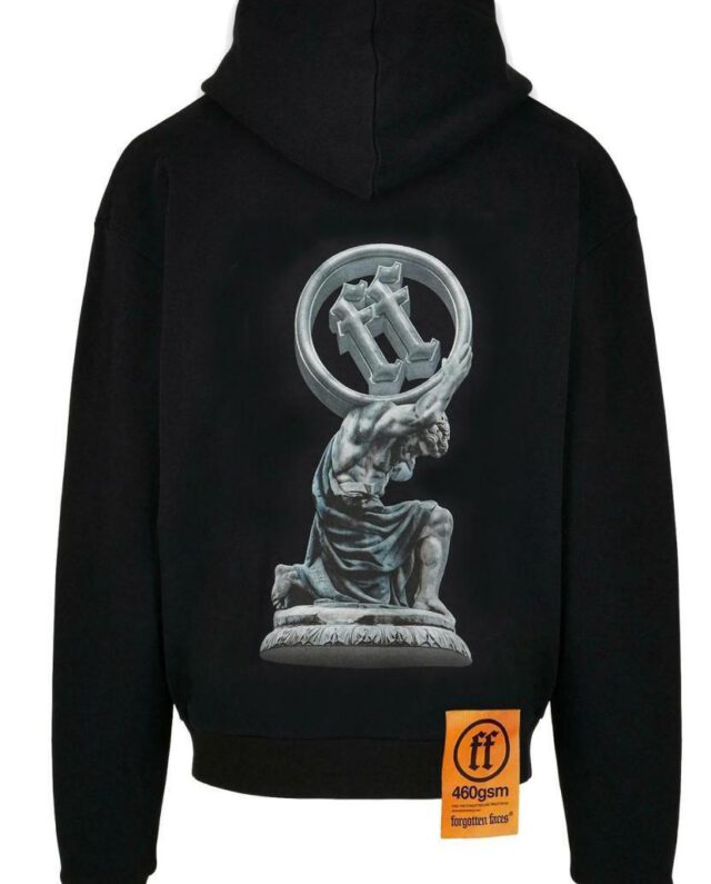 e4c233b10d574f89942812c970019eec-Αντιγραφή FORGOTTEN FACES SON OF TITAN OVERSIZED ULTRA HEAVY COTTON HOODIE BLACK FOF0111-00007 - FORGOTTEN FACES