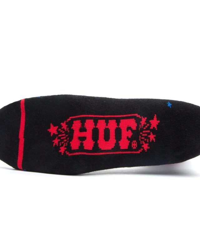 HUF HUF N STARS SOCK BLACK - HUF
