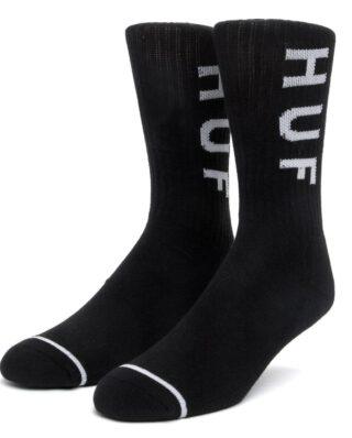 eeeqhh HUF ESSENTIAL OG LOGO SOCK WHITE - HUF