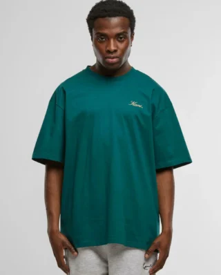 KARL KANI SCRIPT EMBLEM T-SHIRT GREEN KM254-002-1