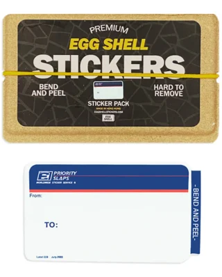 Egg Shell Stickers Priority 80 pcs 10 × 6 cm