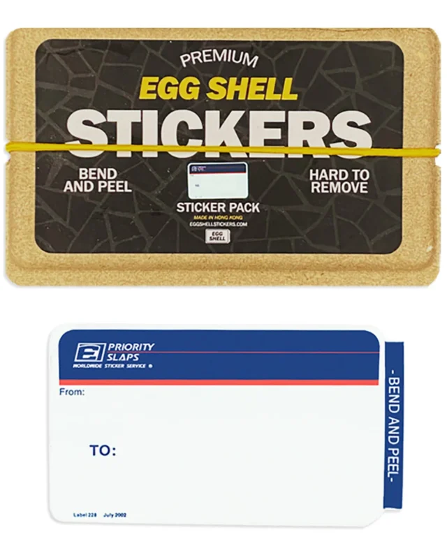 Egg Shell Stickers Priority 80 pcs 10 × 6 cm