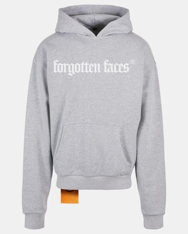Forgotten Faces Jade Oni Ultra Heavy Cotton Box Oversized Hoodie Grey FOF0100-00111