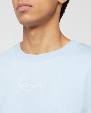 Karl Kani Small Signature Essential Tee Light Blue KM-TE011-090-32 - KARL KANI