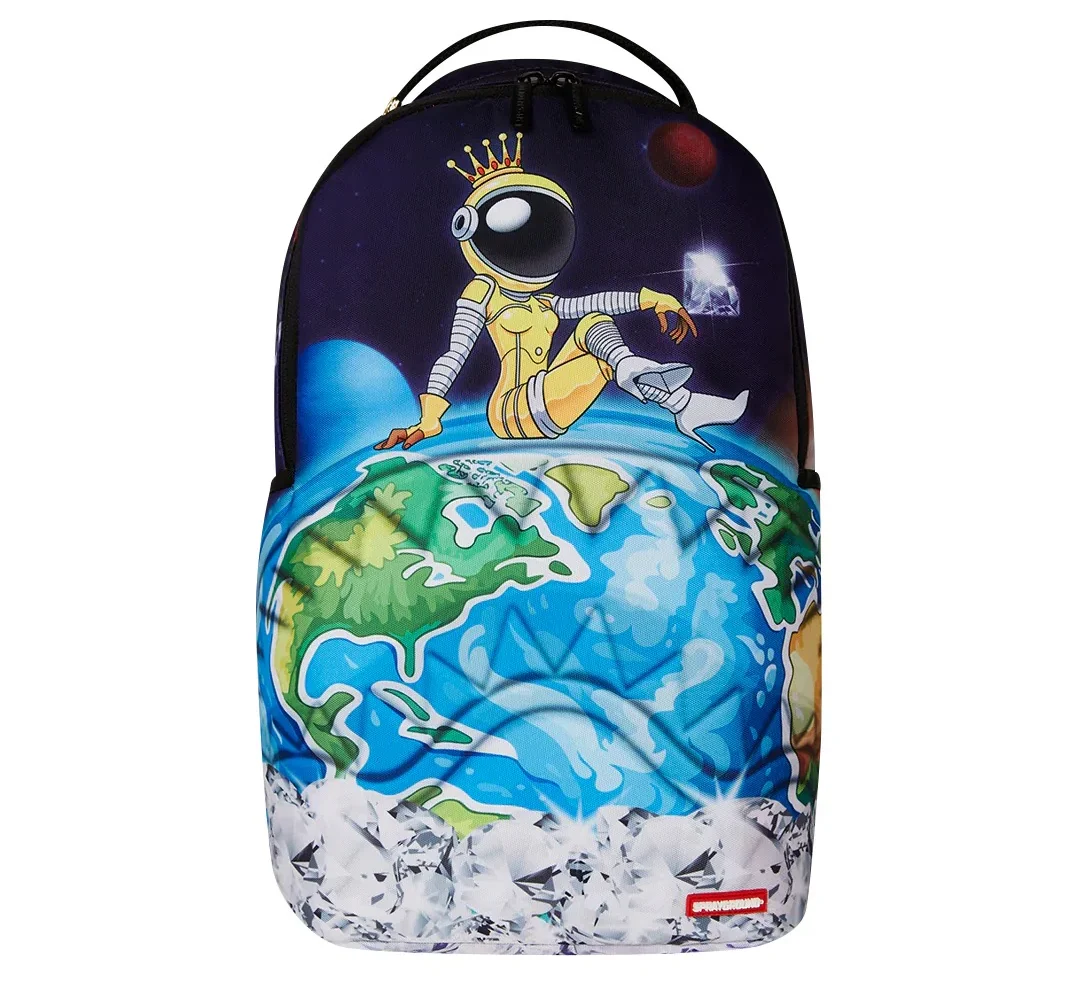 SPRAYGROUND NEW CHARACTER GALAXY DESIGN DLXR BACKPACK B7074 27 cm x 45 cm x 15 cm