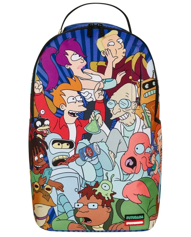 SPRAYGROUND CRAMMED FUTURAMA DLXR BACKPACK B7259 27 cm x 45 cm x 15 cm