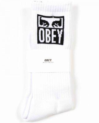 OBEY EYES ICON WHITE 100260141 SOCKS ONE SIZE - Obey