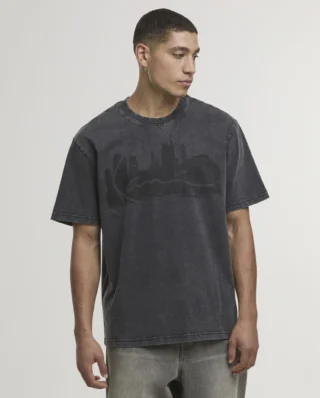 KARL KANI SIGNATURE SKYLINE WASHED BOXY T-SHIRT KM261-003-1