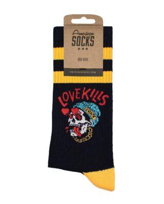 American Socks Love Kills Mid High O/S AS536