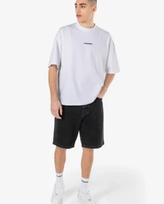 PEGADOR BOSTIC JEANS SHORTS WASHED BLACK PGDR-5000-002 - PEGADOR