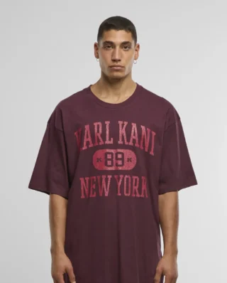 KARL KANI HERITAGE 89 OVERSIZED T-SHIRT RED KM261-015-2