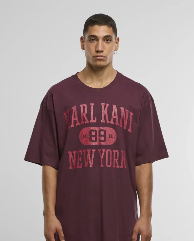 KARL KANI HERITAGE 89 OVERSIZED T-SHIRT RED KM261-015-2