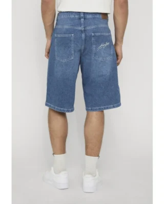 KARL KANI JEANS DENIM JORTS VINTAGE BLUE KM262-035-2 - KARL KANI