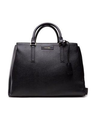 CALVIN KLEIN MINIMAL HARDWARE TOTE BAG BLACK K60K609183-BAX