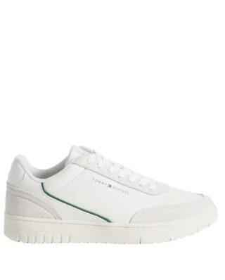 TOMMY HILFIGER WHITE SPORTS SHOES FM0FM05881_BI0F5 - Tommy Hilfiger