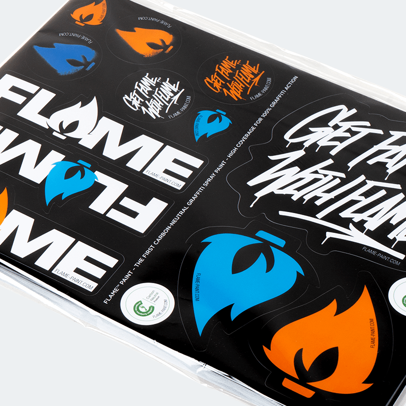 Molotow Flame Sticker Sheet A4 (21 x 29.7 cm) - Image 2