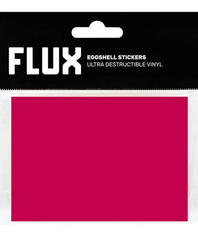 FLUX EGGSHELL STICKERS 50 PCS 7.4 x 10.5 CM MAGENTA