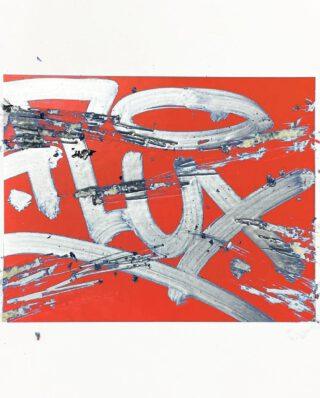 FLUX EGGSHELL STICKERS 50 PCS 7.4 x 10.5 CM RED - FLUX