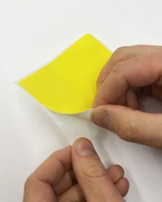 FLUX EGGSHELL STICKERS 50 PCS 7.4 x 10.5 CM YELLOW - FLUX
