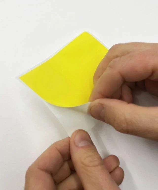 FLUX EGGSHELL STICKERS 50 PCS 7.4 x 10.5 CM YELLOW - FLUX