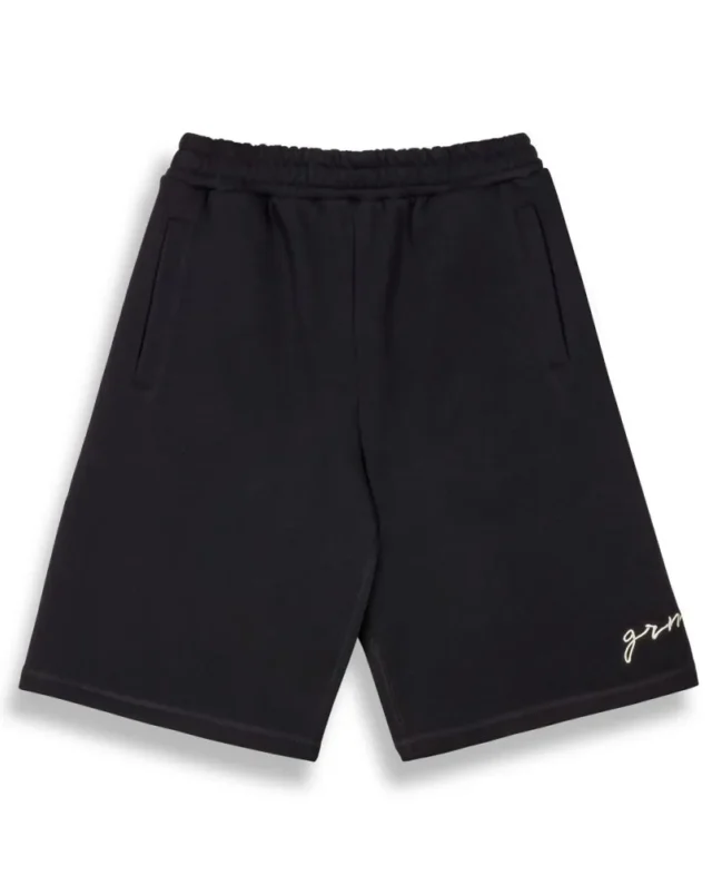 Grimey Savage Domain French Terry Baggy Sweatshorts Black GBSS189-BLK