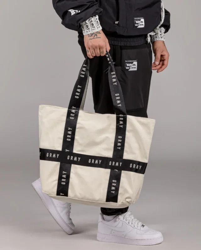 Grimey Snow Fox Canvas Tote Bag GCTB138 - GRIMEY