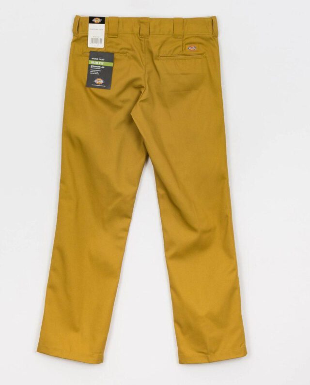 DICKIES 873 SLIM STRAIGHT WORK CHINO PANT DK0WP873B841 BRONZE MIST - DICKIES