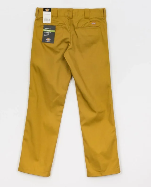 DICKIES 873 SLIM STRAIGHT WORK CHINO PANT DK0WP873B841 BRONZE MIST - DICKIES
