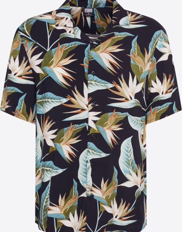 URBAN CLASSICS BLOSSOMS RESORT SHIRT - UrbanClassics