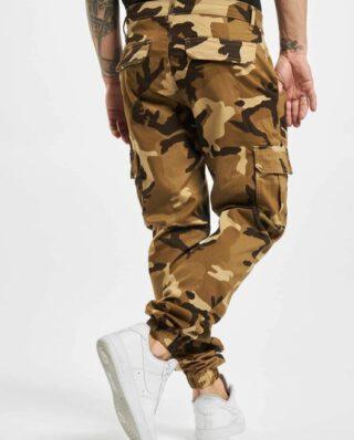 URBAN CLASSICS MEN CAMO CARGO TB3137 JOGGING PANTS 2.0 DARKGROUND CAMO - UrbanClassics