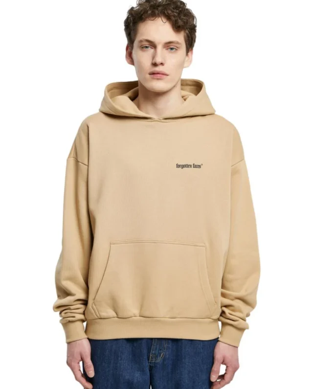 Forgotten Faces Camouflage Ultra Heavy Oversized Box Hoodie Union Beige FOF0039-03738