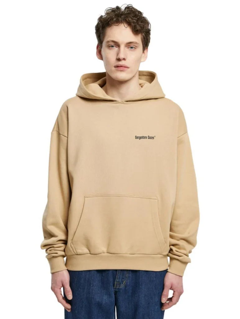 Forgotten Faces Camouflage Ultra Heavy Oversized Box Hoodie Union Beige FOF0039-03738