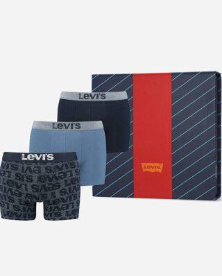 LEVI’S BOXERS GIFTBOX 3-PACK 37149-0758 BLUE COMBO - LEVI'S