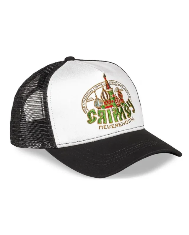 Grimey The Lower Depths (Na Dnié) Trucker Cap Off White GRTVCC376 - GRIMEY