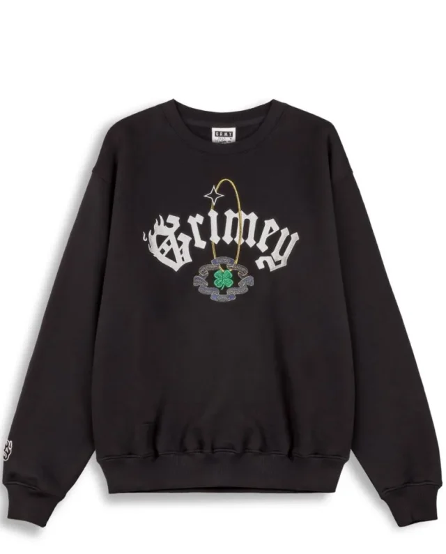 Grimey Saoirse Crewneck Black GSW602-BLK - GRIMEY