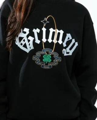 Grimey Saoirse Crewneck Black GSW602-BLK - GRIMEY