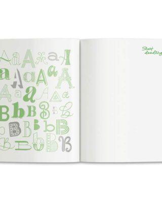 Hand Lettering and Beyond – Book Pages 72 20 x 25 cm