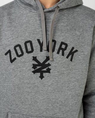 ZOO YORK ZY19F1033 IMMERGRUEN HOODIE HEATHER GREY - Zoo York