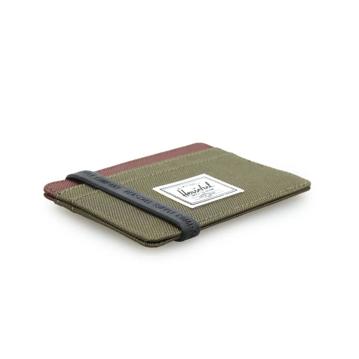HERSCHEL SUPPLY CHARLIE CARDHOLDER IVY GREEN/CHICORY COFFEE 30065-04488-OS 3.00"(H) x 4.00"(W), 0.0L - Image 2
