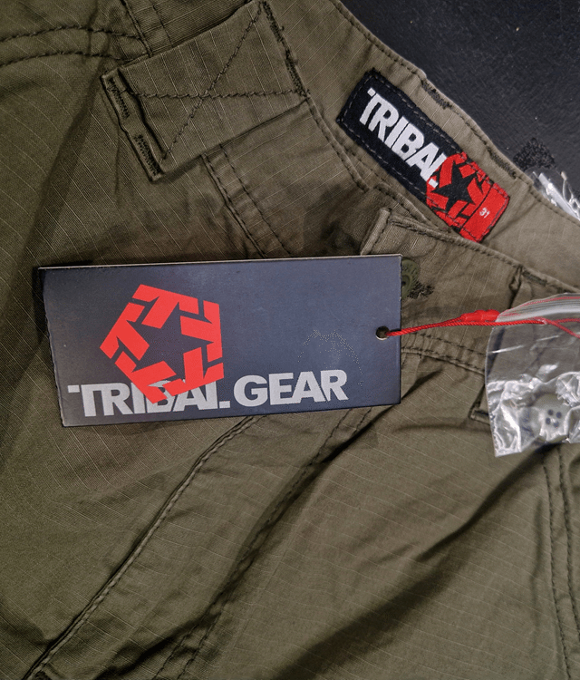 Tribal Gear SoCal Cargo Short Olive TR1013-020 - Tribal