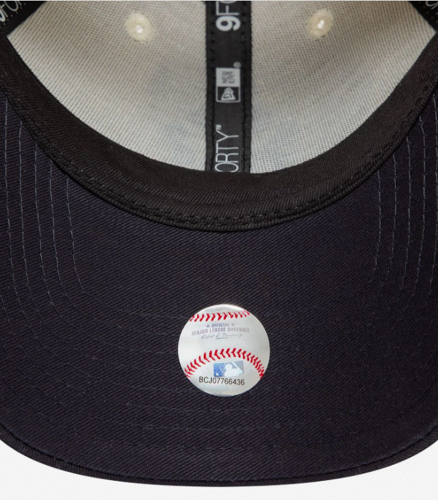 New Era New York Yankees Colour Block Cream 9FORTY Adjustable Cap 60595215 - NEW ERA