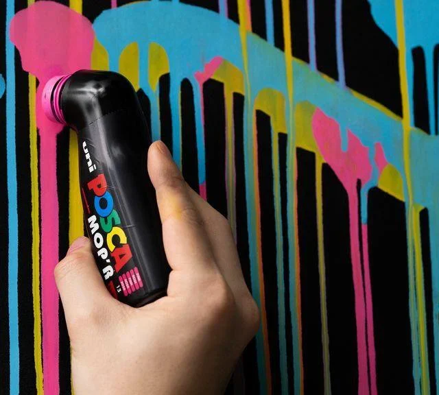 POSCA MOP’R PCM-22 MULTI SURFACE PERMANENT PAINT MARKER XXL R0UND TIP 3-19 MM - POSCA