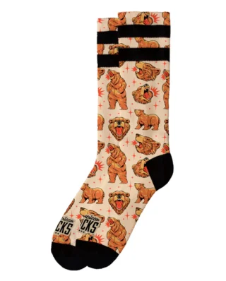 AMERICAN SOCKS GRIZZLY AS201 MID HIGH SIGNATURE