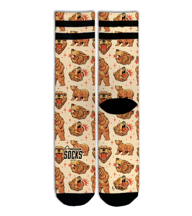 AMERICAN SOCKS GRIZZLY AS201 MID HIGH SIGNATURE - American Socks