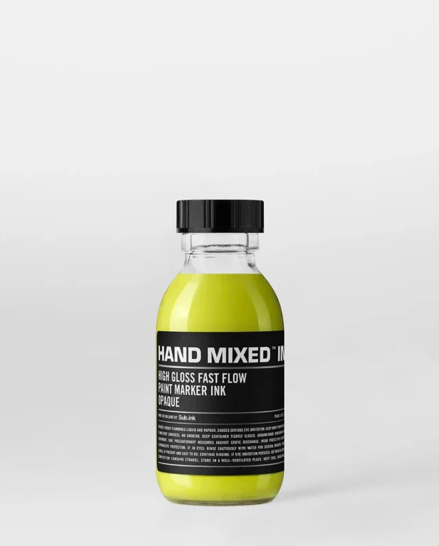 HAND MIXED High Gloss Paint Marker Ink 100 ml Brugmansia yellow - Hand mixed