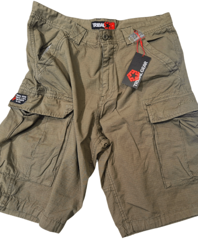 Tribal Gear SoCal Cargo Short Olive TR1013-020 - Tribal
