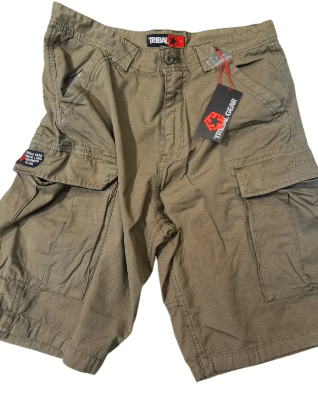 Tribal Gear SoCal Cargo Short Olive TR1013-020 - Tribal