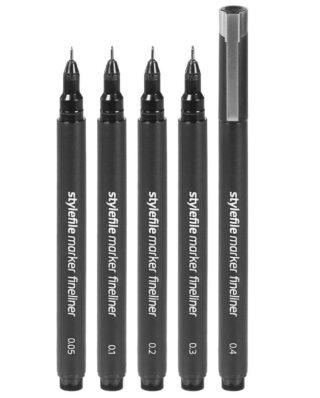 STYLEFILE MARKER FINELINER FINELINER FINE BLACK