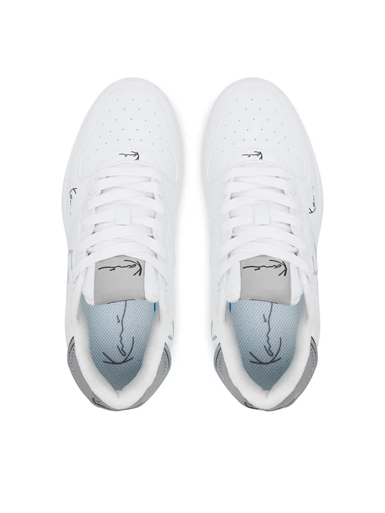 Karl Kani Shoes Kani 89 Logo GS White/Grey KKFWKGS000073 - Image 7